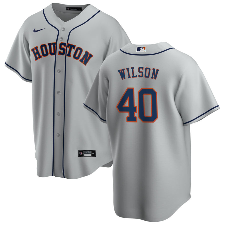 Nike Men #40 Don Wilson Houston Astros Baseball Jerseys Sale-Gray